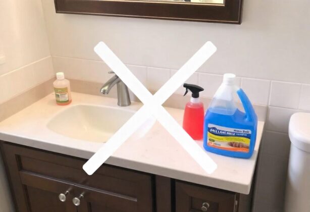 avoid harsh chemicals