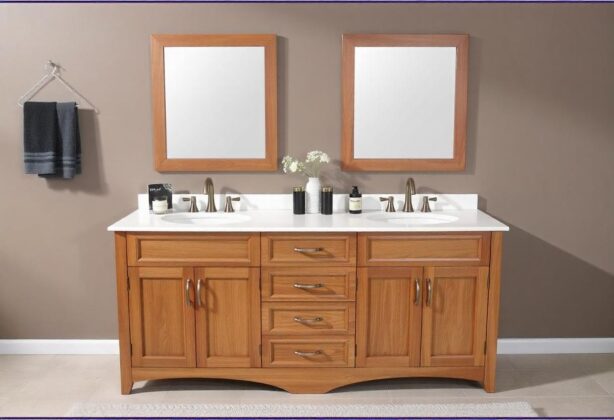 double sink vanity